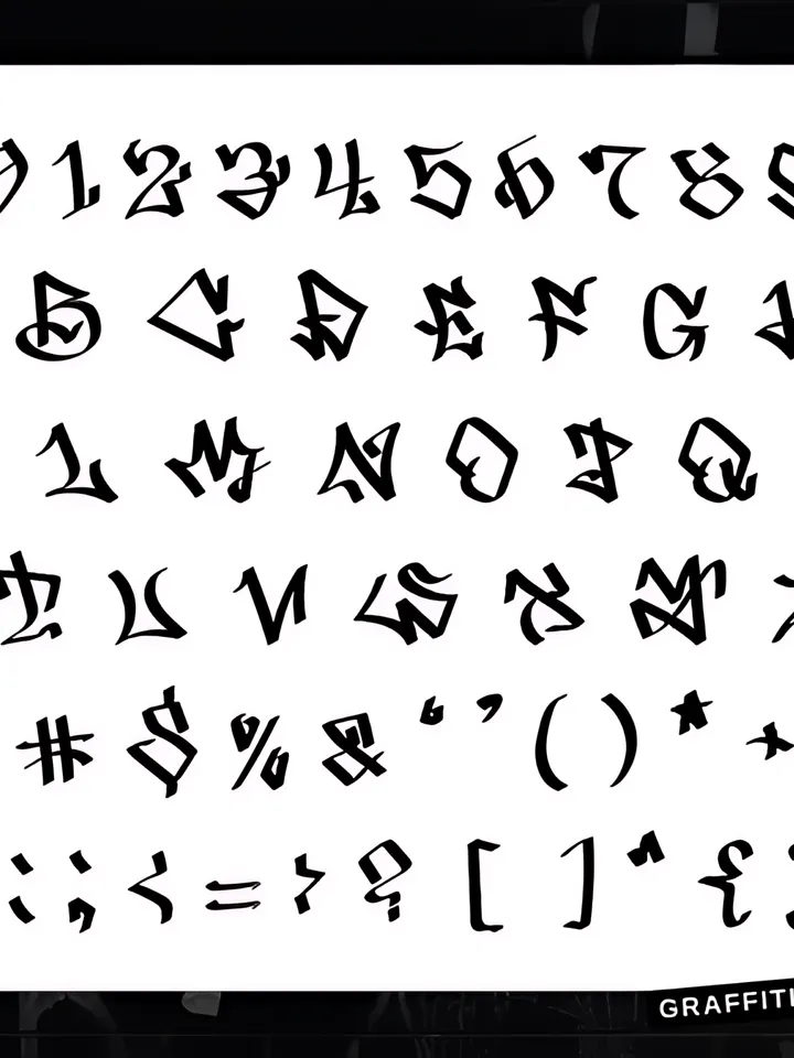 Graffiti Black Road Font
