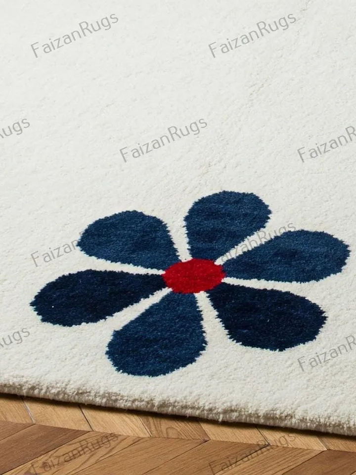 8x10,White,Red,Pink,Floral rug,multi size,8x10,9x12,10x14,Handmade,area rug,Wool rug,Living room,Dining room,kids room,pink for home décor.