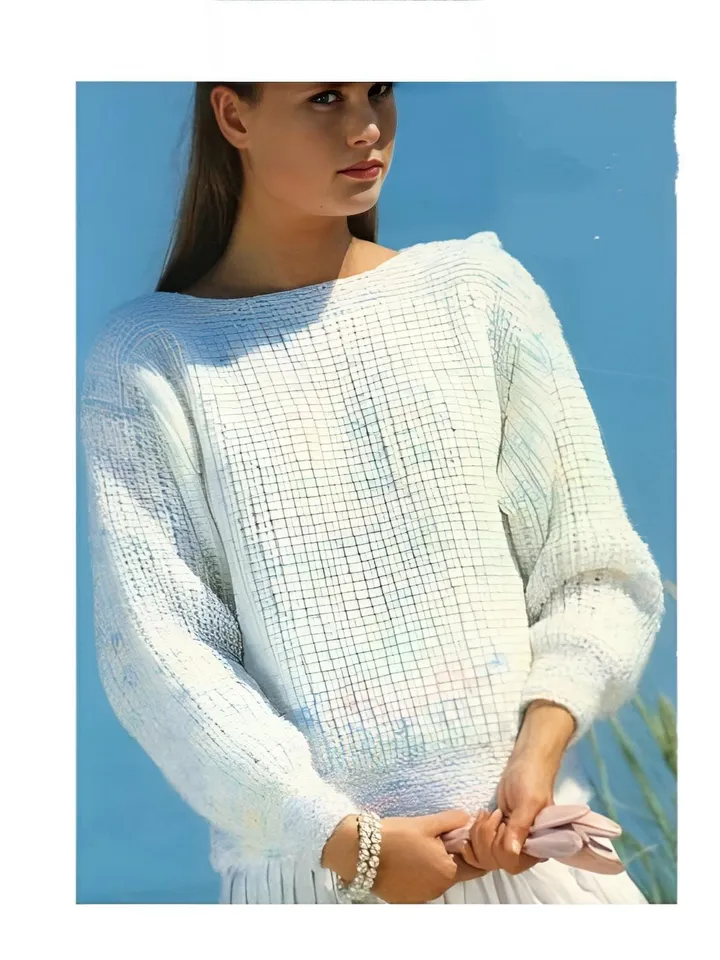 Sweater knitting pattern, beginner sweater pattern, easy sweaters knitting instant download