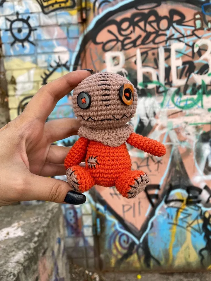 PDF Crochet Voodoo, Creepy Sam doll, Amigurumi voodoo, Voodoo Accessory, Halloween Crochet Pattern, Voodoo Doll Crochet Pattern, Crochet Sam