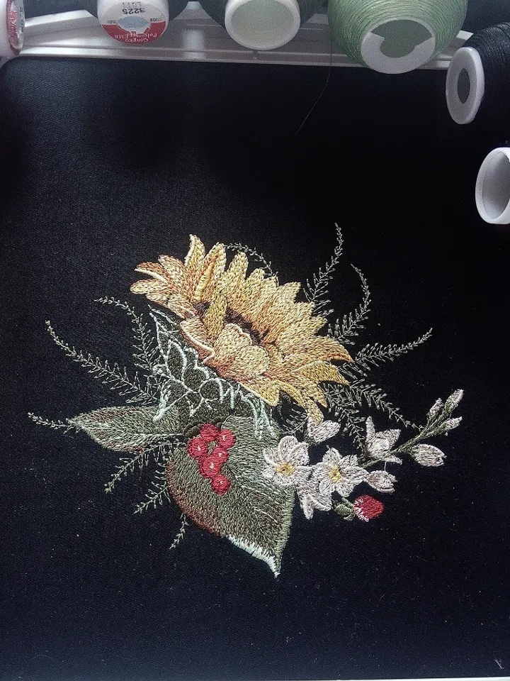 Sunflowers part 2 Embroidery Design DIGITAL EMBROIDERY