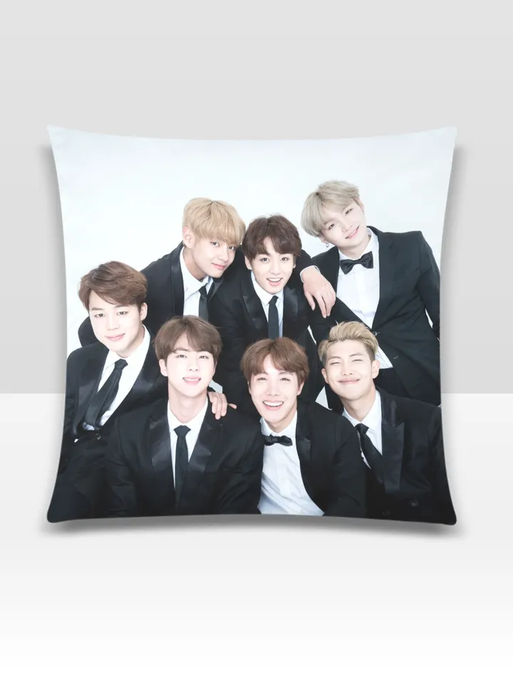BTS Pillow Case (2 Sided Print)