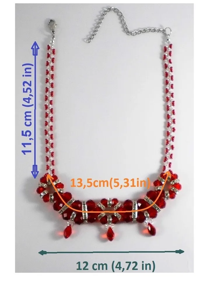 Tutorial "Smile" Necklace, beaded Necklace, Beading Tutorial, Bead weaving