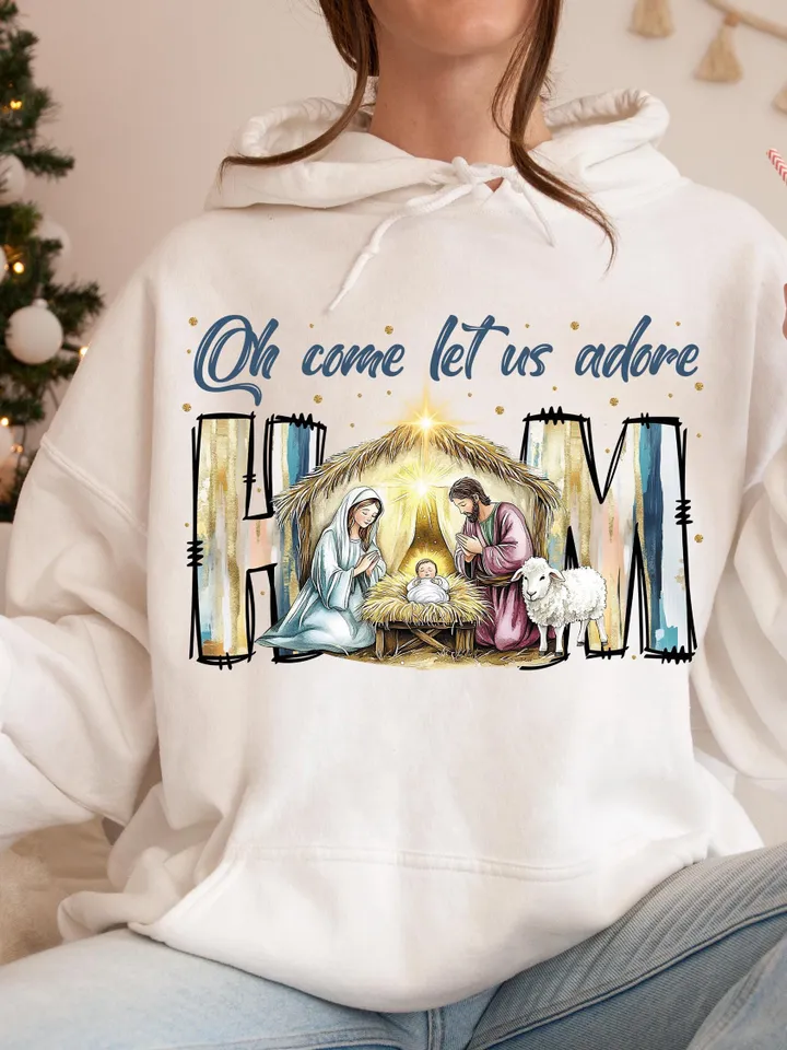 Christian Christmas PNG Bundle, Greatest Gift of all PNG | Bow Nativity Coquette Christmas Sublimation PNG Design | Hand Drawn Christmas Bow
