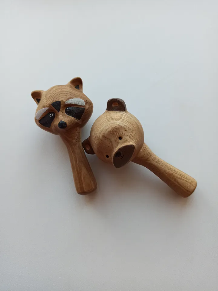 wooden rattle, wooden toy for baby