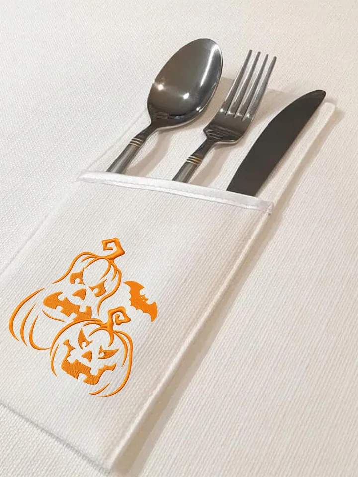 Halloween pumpkin machine embroidery pattern 5 size Halloween embroidery design, Spooky pumpkin embroidery pes instant download #R37