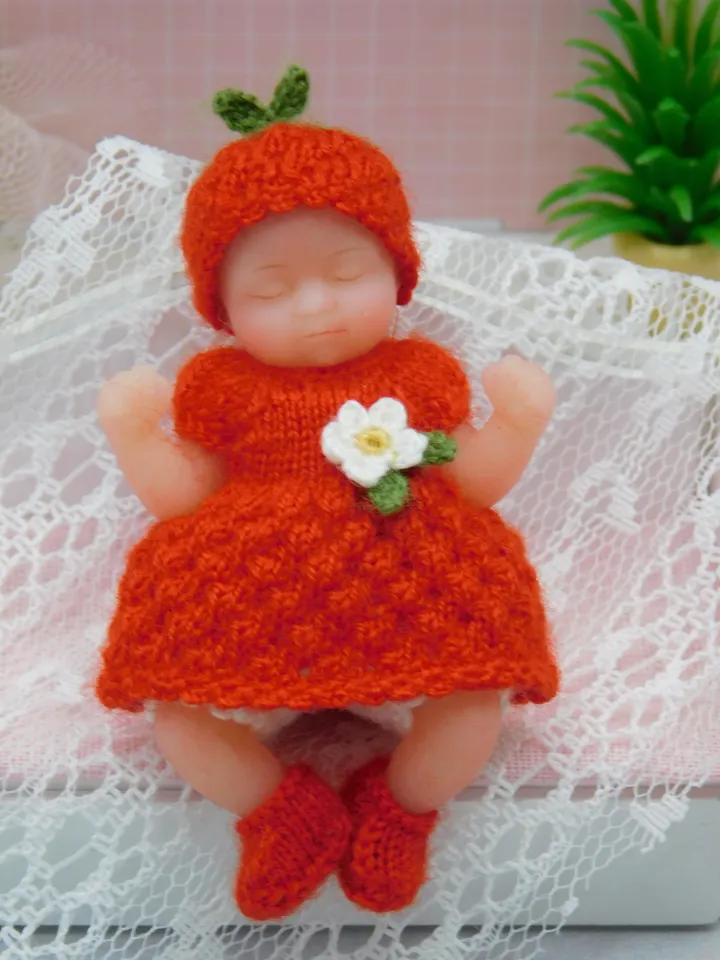 Miniature clothes set for silicone Zuru baby
