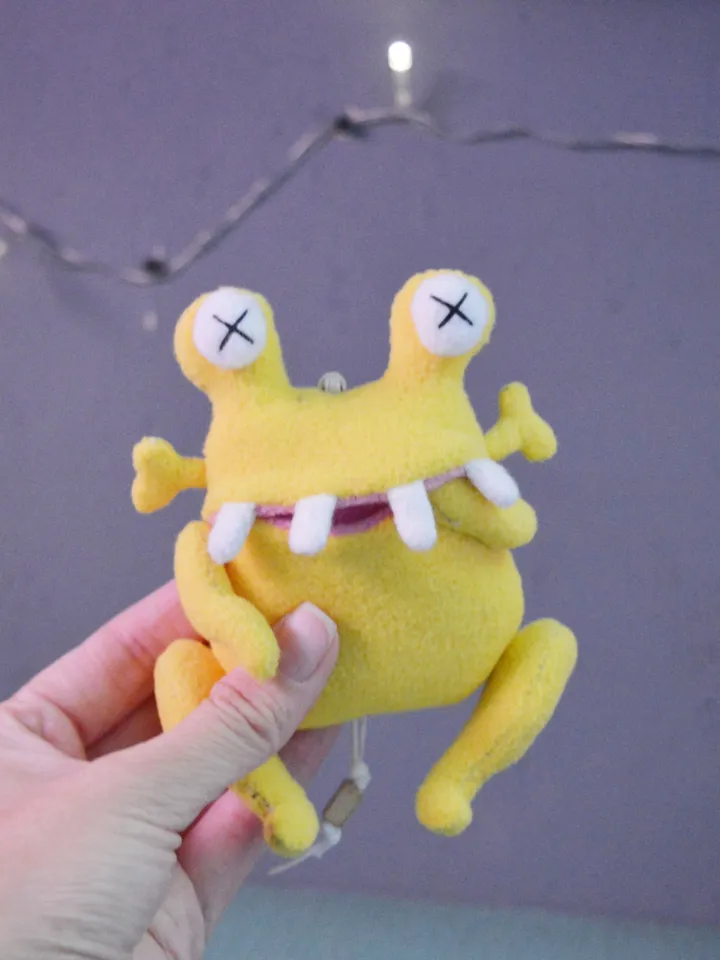 PDF Plush Toy Pattern – Snail-Eyed Monster with Pocket Mouth