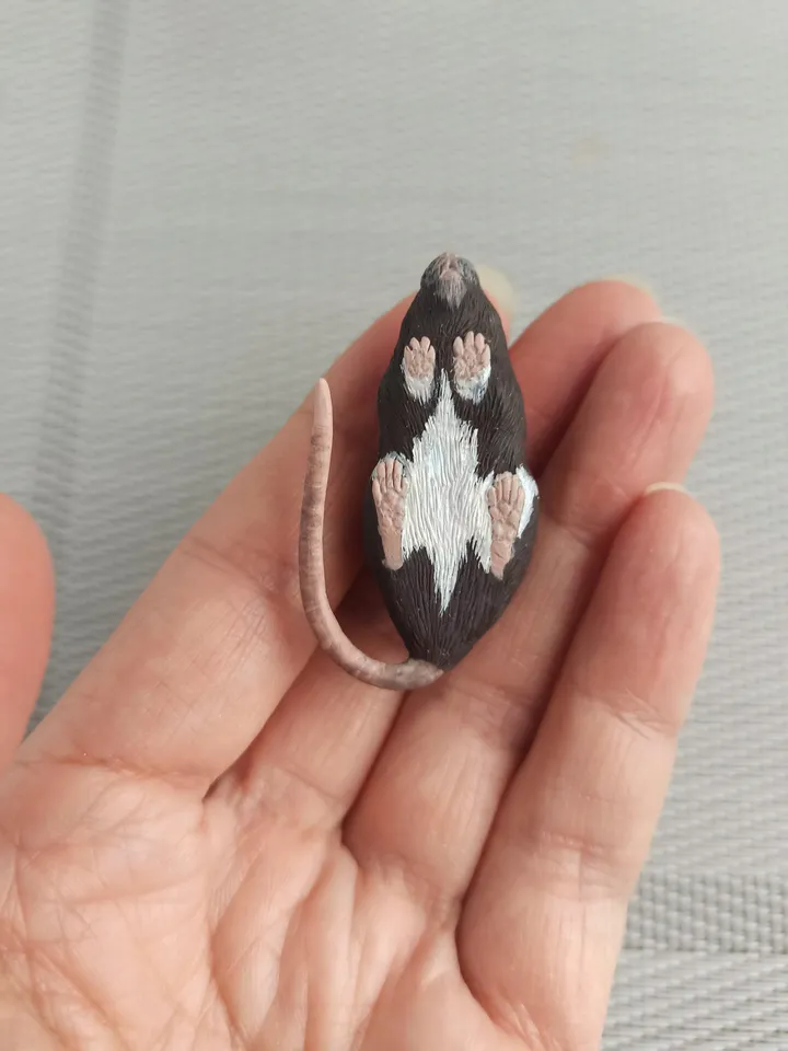 Custom rat small sculpture