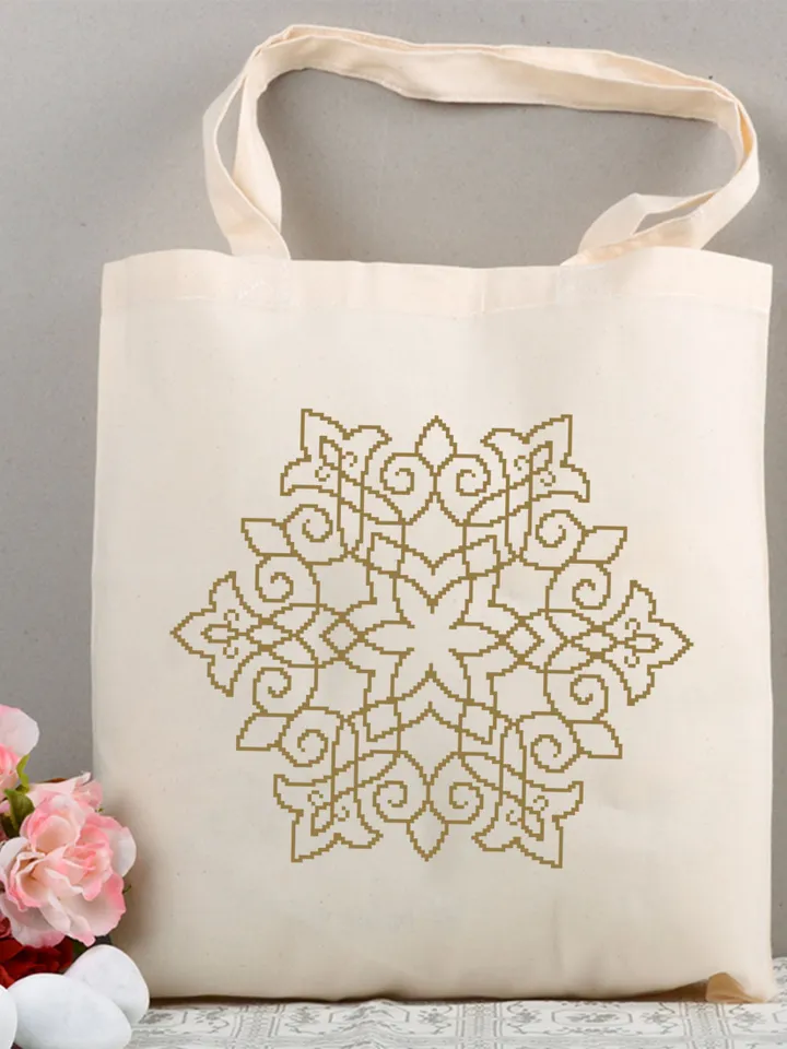 Flower mandala cross stitch pattern download PDF Monochrome mandala pattern digital Floral ornament embroidery Quick cross stitch chart #M82