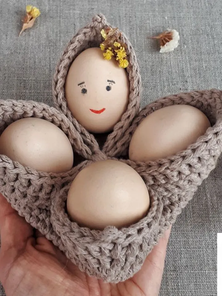 CROCHET PATTERN Crochet basket pattern Easter Crochet Patterns Kitchen Egg basket pdf Crochet kitchen set pattern Easy Crochet Pattern DIY