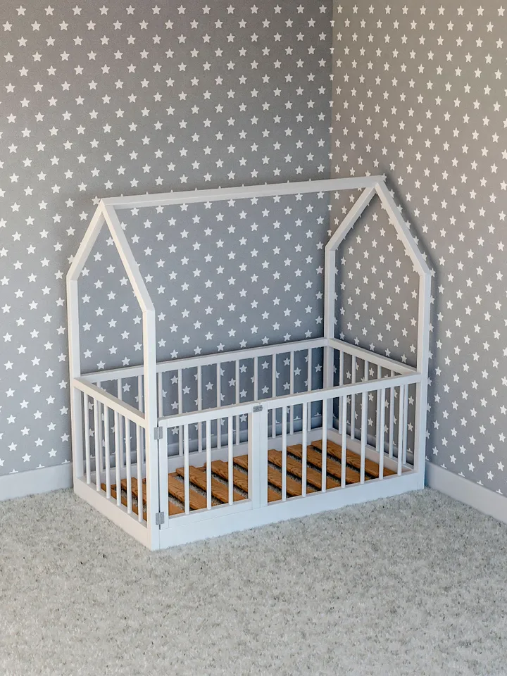 Montessori Floor Bed Plan, Crib Size, PDF, DIY