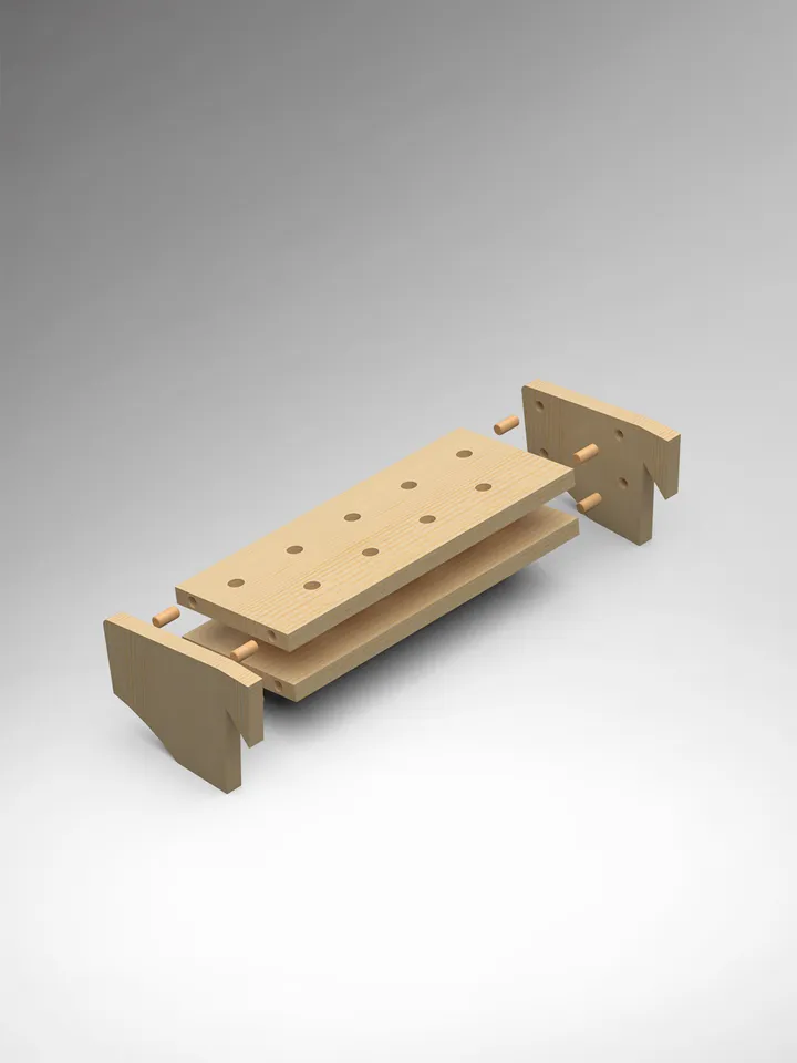 Drill bits for concrete Rack Plans (PDF, SVG) for Workshop – DIY French Cleat Storage System