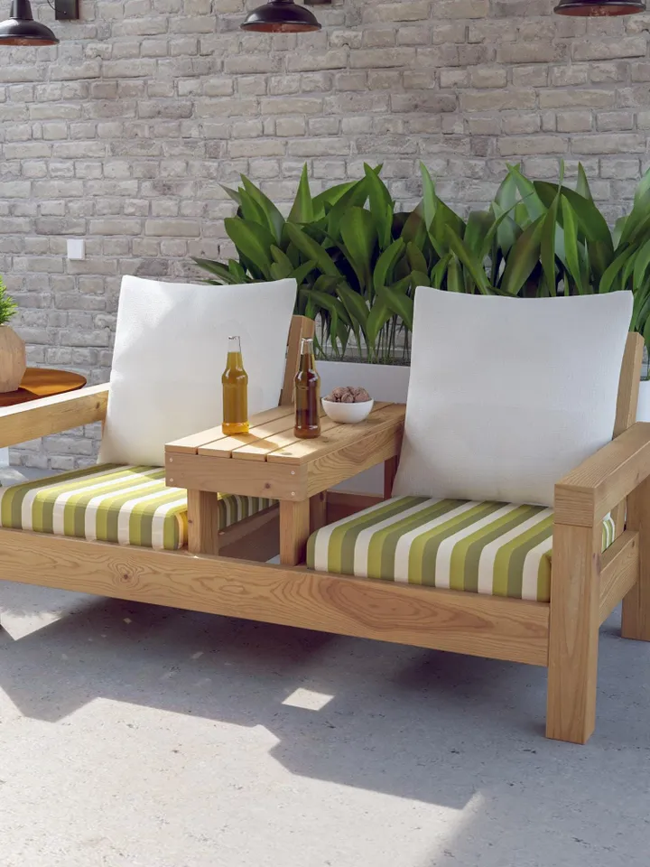 Double Chair Bench Plans, PDF, DIY