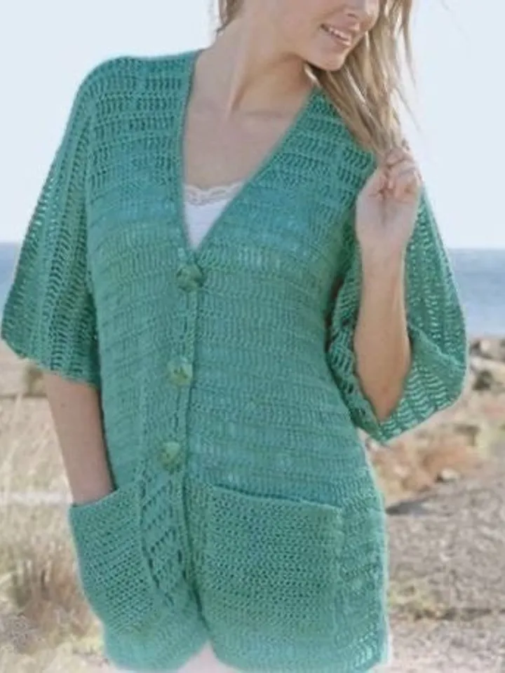 Crochet cardigan, summer cardigan , women cardigan, cover up crochet pattern , beginner crochet pattern