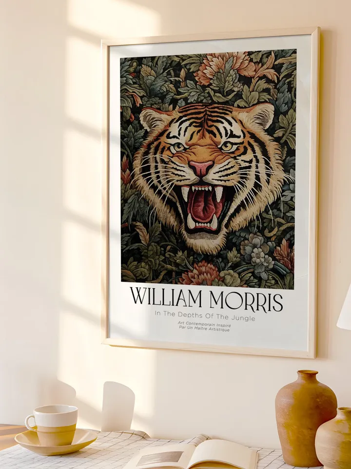William Morris Wall Art, Vintage Botanical Print, Floral Poster Arts Decor, Digital Download, William Morris Print Digital Download AA1