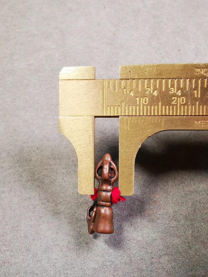 Gandhanra Handmade Tibetan Amulet Pendant,Mini Phurba and Kartika(knife of the dakinis) ,for Prayer Bead Counter,Mala Bead Accessories