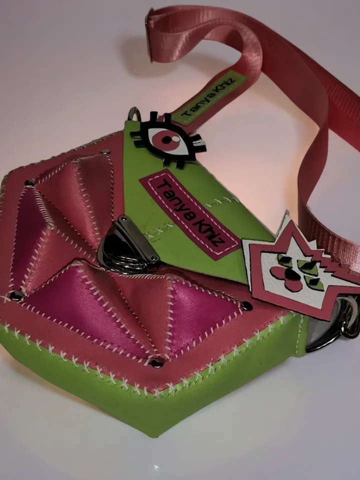 Leather bag "Spring in your heart"