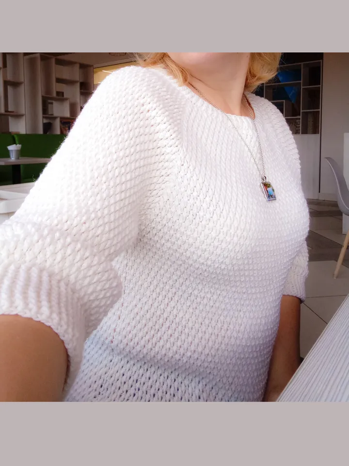 Women's Pullover Pearl Simple Crochet Pattern
