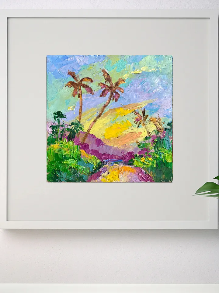 Landscape Original Oil Painting Hawaii Kauai painting