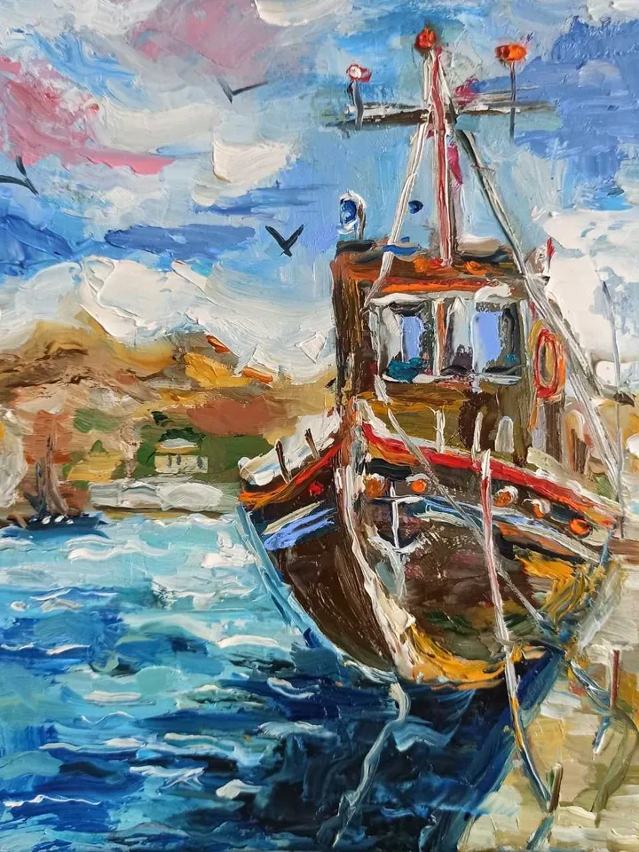 Longboat (8 x 10 inches)