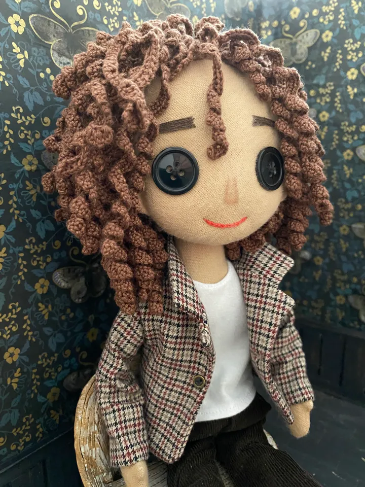 Wybie Lovat Doll. Rag doll Handmade  .