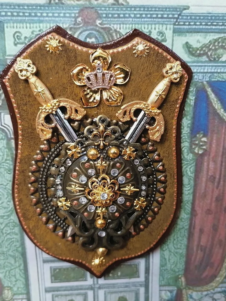 Coat of arms. Puppet miniature for the collection.1:12 scale.