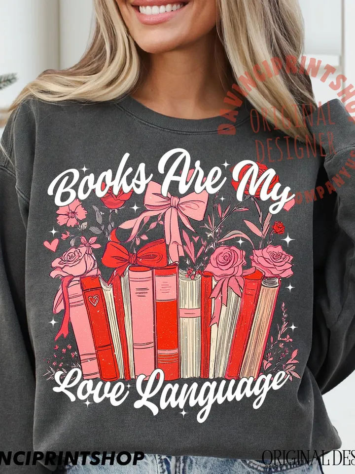 Bookish valentine sublimation design, Valentines png, Love png, Bookish png, Reading png, Retro Valentines png, Book lover png, Love png