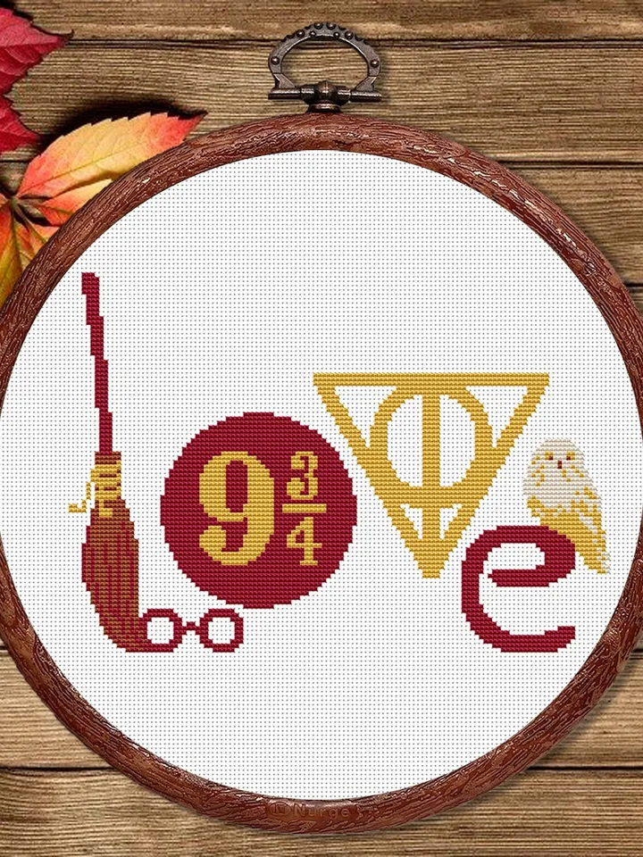 Magic Love Cross Stitch Pattern, Love Cross Stitch Pattern, Embroidery Magic Love, Love xStitch, Home Pattern, Love Pattern #vl009
