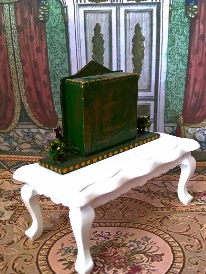 Puppet show. Dollhouse miniature.1:12 scale.