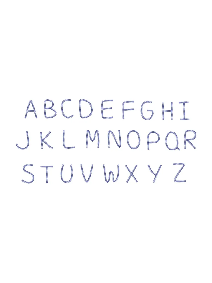 Font machine embroidery design,Script embroidery font,2 sizes Instant Download-23