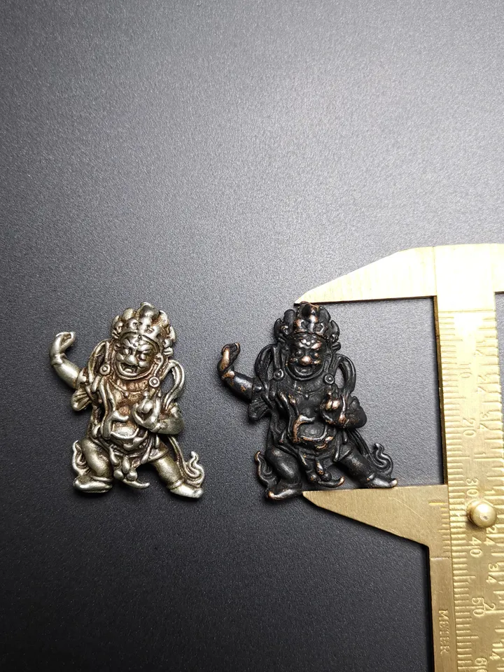 Gandhanra Handmade Vajrapani Amulet,Tibetan Tantric Buddhism Statue,the Protector and Guide of Gautama Buddha