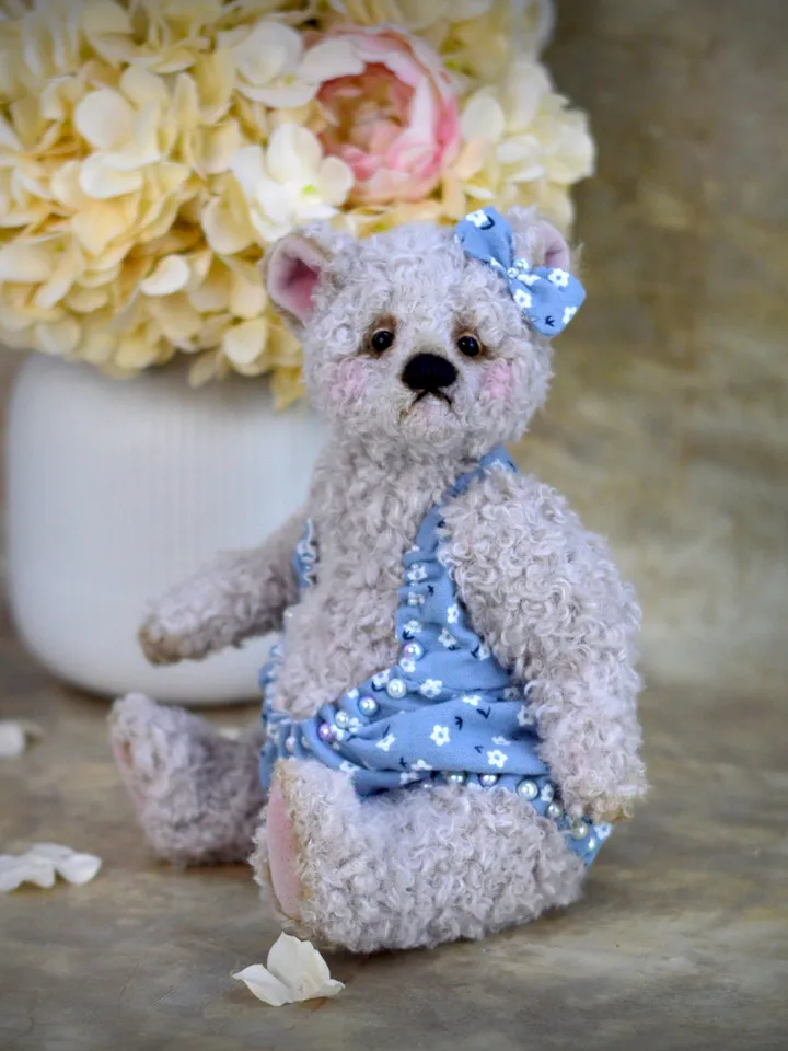 Teddy bear Lenusya, a soft toy