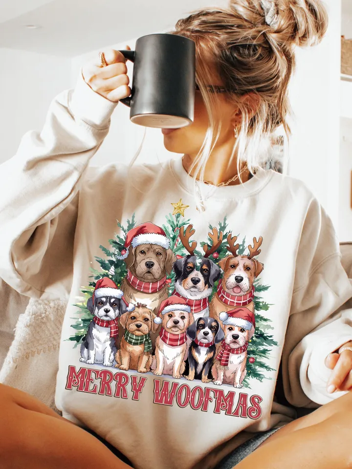Dog mama PNG,dog christmas png,merry woofmas png,png for christmas,christmas svg png,christmas png design,dog lover png,dog mom png,dog png