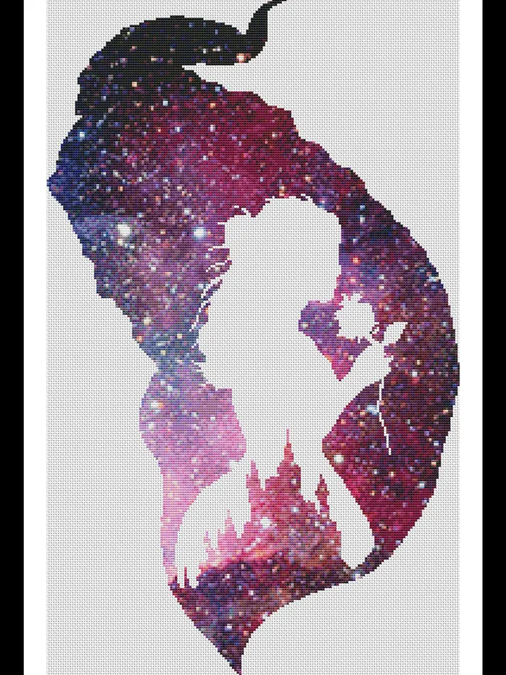 Beauty And The Beast Cross Stitch Pattern / Disney Cross Stitch Pattern / Princess Cross Stitch / Counted Printable PDF