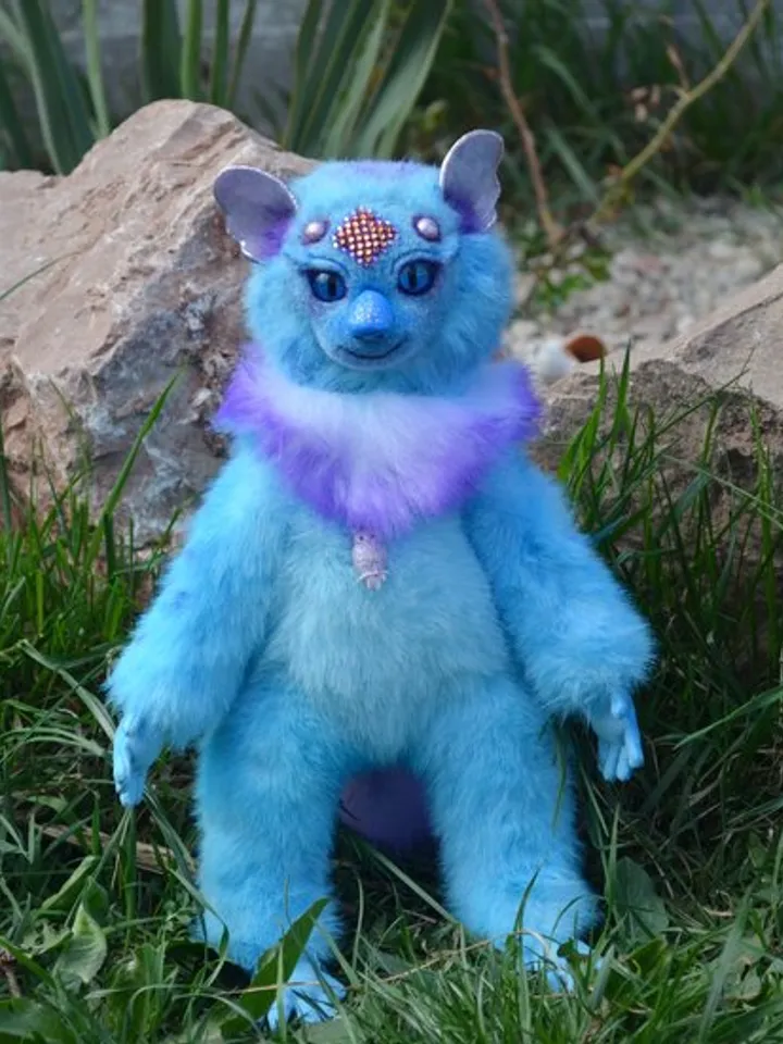 Blue monster.