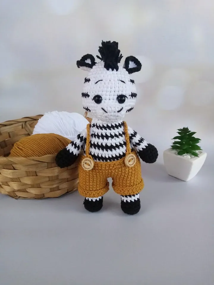 Crochet Pattern Zebra PDF
