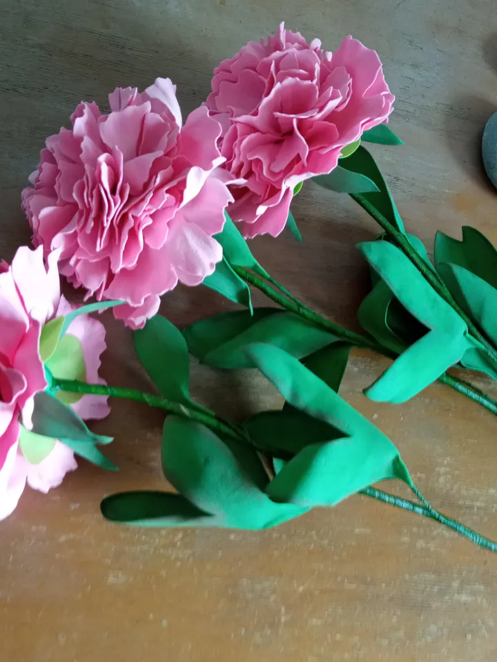 Pink peonies handmade/artificial flowers peonies/floral arrangements/home decor/gift for her/birthday gift/grandma gift