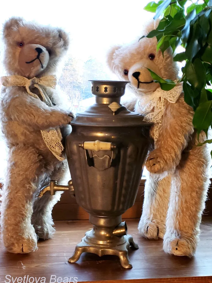 PDF Antique Teddy Bear Sewing E-Pattern 20" Artist design Besties Bears/ Mohair Bear 1930/ traditional old German bear