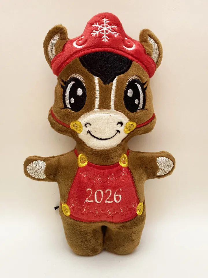ITH Cute Horse toy soft stuffed in the Hoop Digital Design for Machine Embroidery