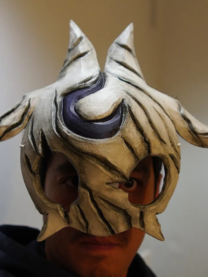 Wolf Mask Kindred Adult Lamb White League of Legends Wolf Mask Kindred League of Legends