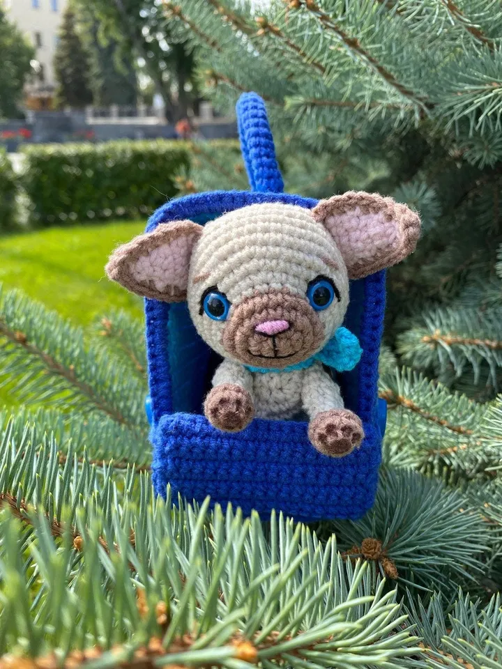 PDF Crochet cat in a carrier bag pattern, Amigurumi cat pattern, crochet kitty, Cute cat, Animal pattern, Amigurumi animal, Crochet animal