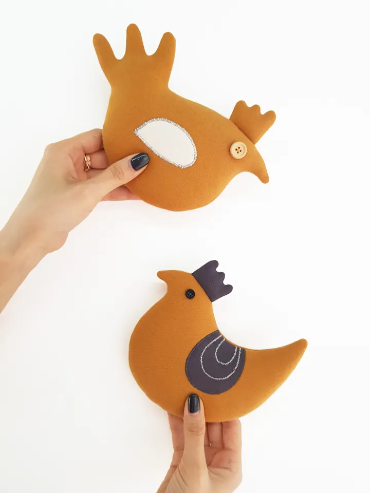 Easter chicken Sewing pattern pdf digital tutorial, Easter gift diy