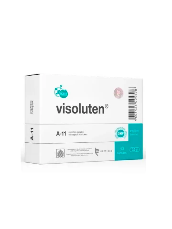 Visoluten A-11 KHAVINSON Natural Peptides complex, bioregulator– Eye