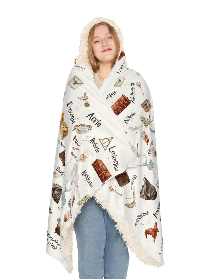 Wizarding World Snuggle Blanket ; Magic School Snuggle Blanket Owl Key Magic World Custom Wizard Snuggle Blanket Gift Baby Magic WBB12