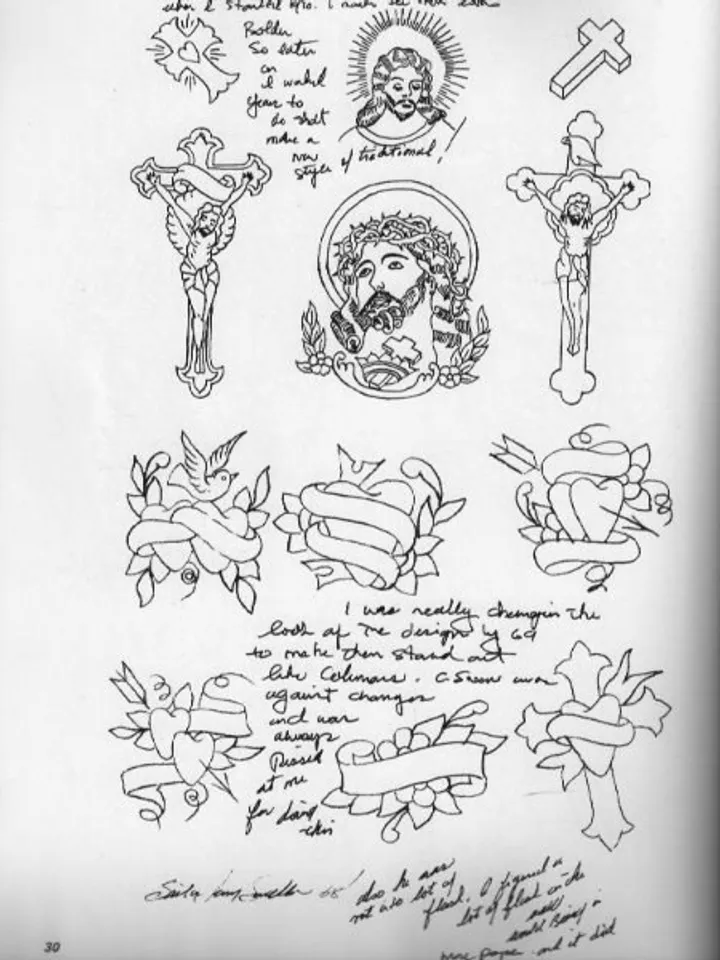 Jerry Swallow Traditional American Tattoo Design