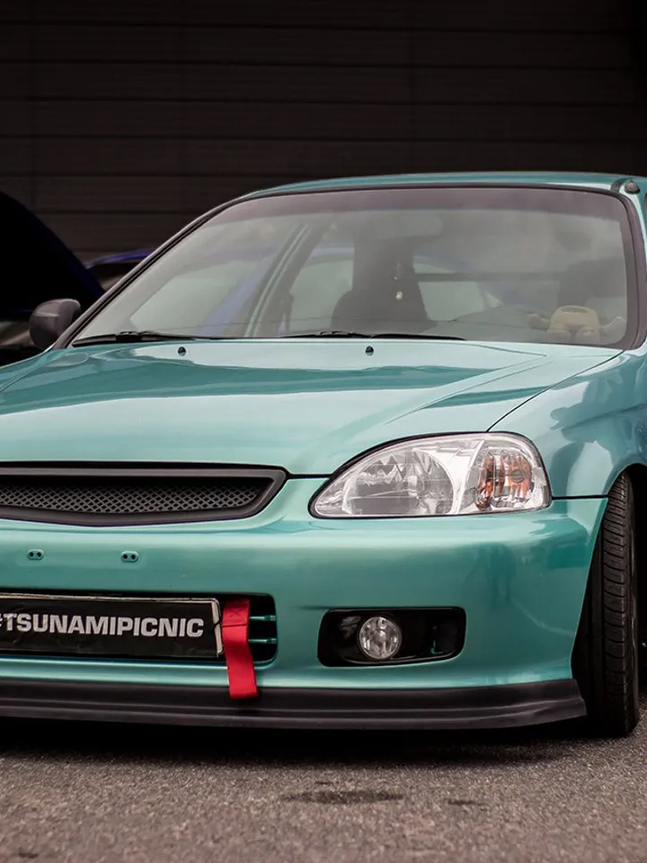 Front lip TAKTIKAL ART Style ABS for Civic 99-00 (Fit 96-98) Ek JDM Type-r