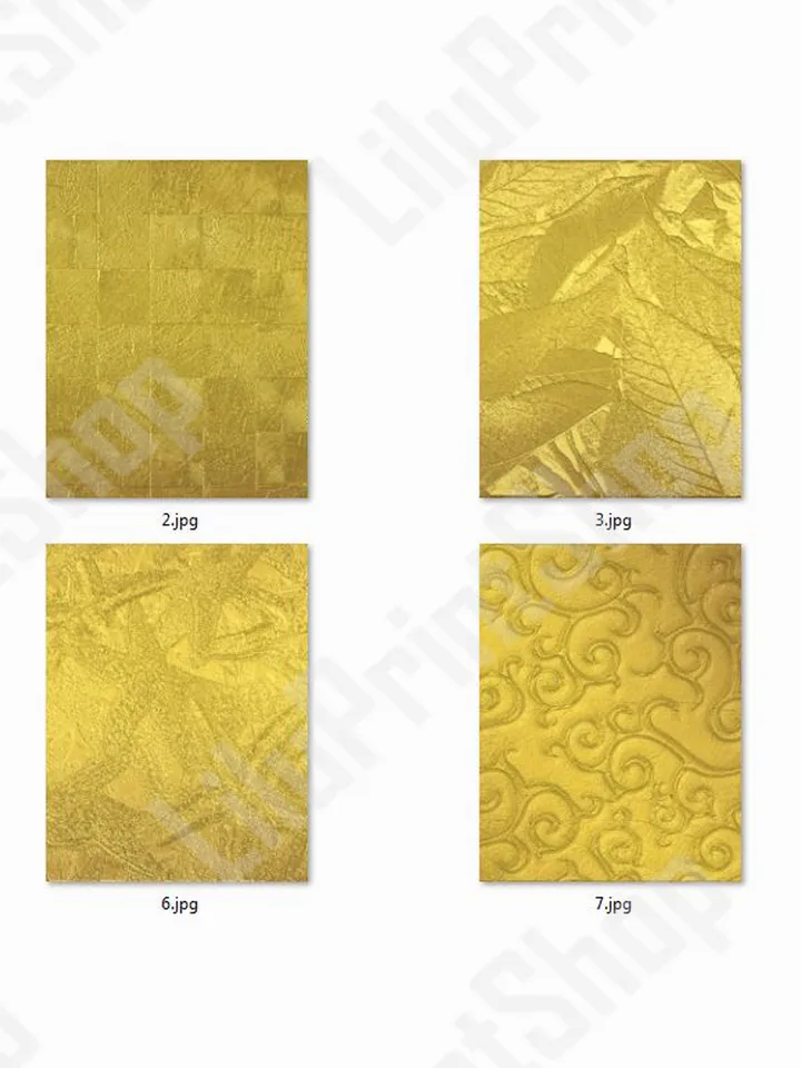 Gold background 8.5* 11 inch Gold texture digital papers Golden metallic printable jpg Instant download