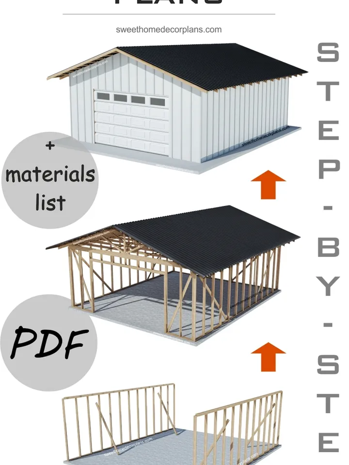 detached-20-x-24-garage-plans-for-diy-in-pdf-carport-plans-gable