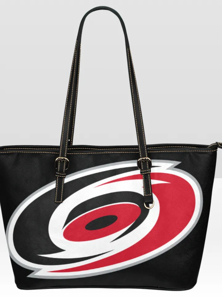 Carolina Hurricane Leather Tote Bag